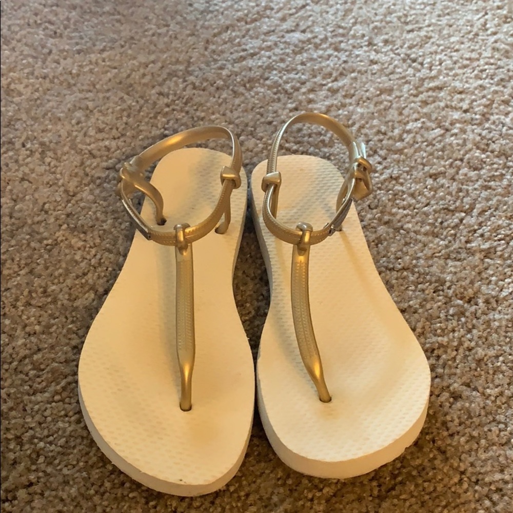 Super cute Gold sandals